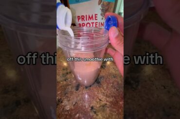 75g Protein Smoothie that helped me put on 10lbs of muscle #proteinsmoothie