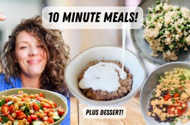 Four recipes I can't stop eating! (vegan, plant based, oil-free)