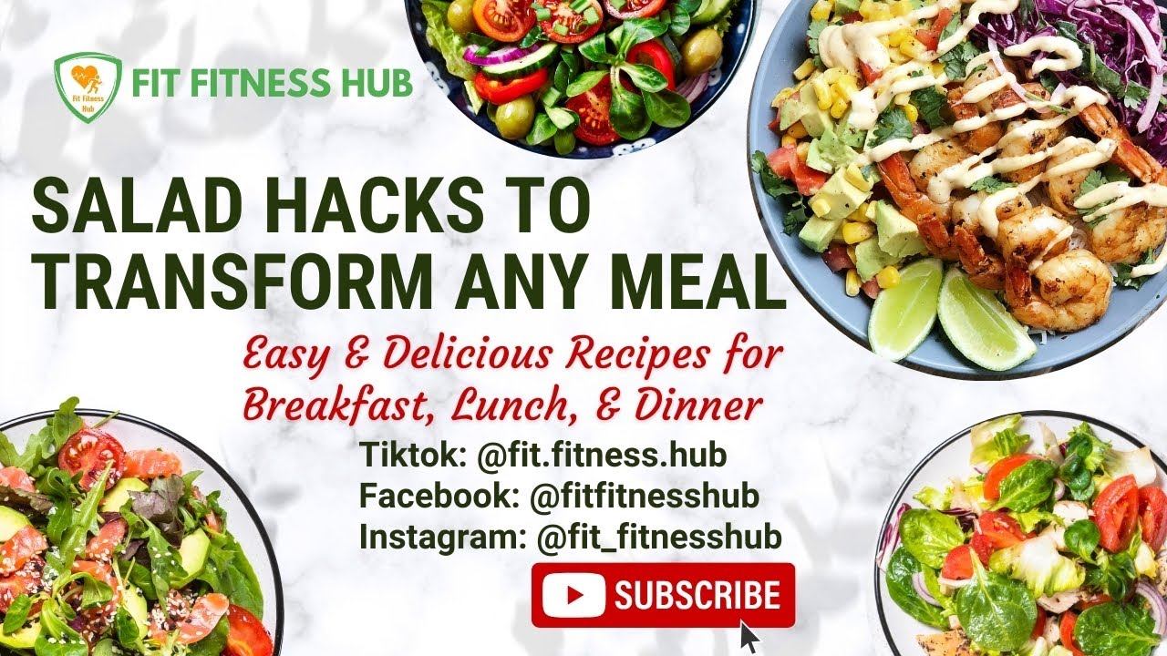 Top 5 Quick & Healthy Salad Hacks | Easy, Delicious & Nutritious Recipes | Meal Prep Ideas! Top 5 Quick & Healthy Salad Hacks | Easy, Delicious & Nutritious Recipes | Meal Prep Ideas!