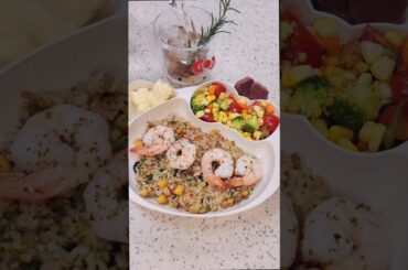 Make a healthy lunch with me #asmrfood #cookingasmr #healthyfood #satisfying #kawaii #grain #bento