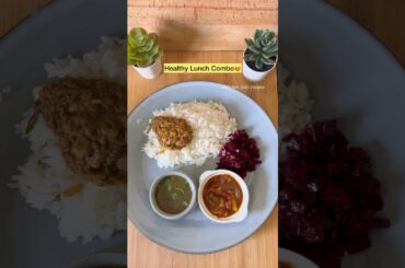 Healthy Lunch Combo|Beetroot|Horse Gram Dal|Garlic Kulambu|Horse Gram Rasam|Curd| #lunch #shorts