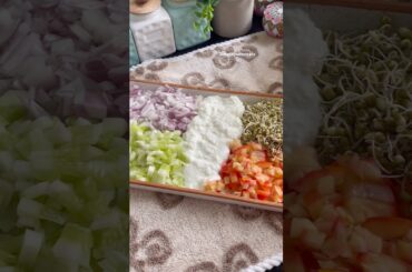 Simple soothing salad | protein salad #shorts #food #simpleyummeats #recipe