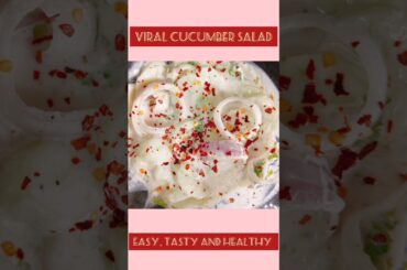 Viral Cucumber Salad || Best way to eat cucumber