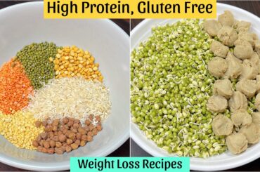2 High Protein Gluten Free, Low Carb healthy regular breakfast recipes | Weight Loss Diet