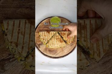 Recipe is pinned in the caption  #spinachcornwrap #spinach #corn #quesadillas #mexicanfood #healthy