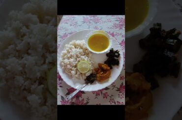 Healthy lunch plate in assamese style#trending #lunchthaali #healthy #lunchathome #cooking #viral