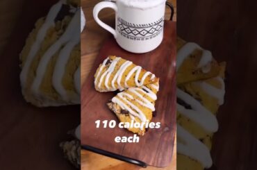 Starbucks Dupe 1/3 the Calories - Pumpkin Chocolate Scones