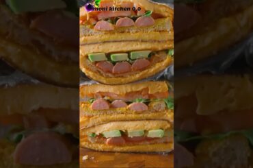 Healthy breakfast recipe#delicious sandwich#food#foodle#yummye gg recipe#foodie#shorts#dinner recipe