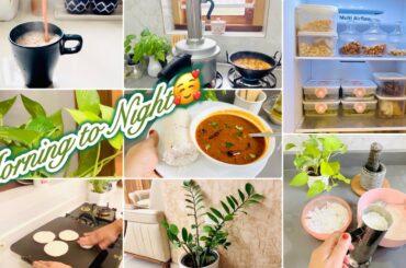 Morning to Night Vlog/ Healthy breakfast ideas/ Fridge organization/ Dinner recipes/ Zenooz world