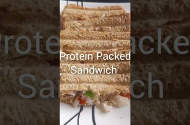 How to make Protein Sandwich  HealthyBreakfast For Weight Loss!Protein Packed Sandwich! #PureKitchen