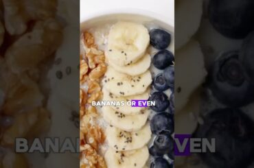 The Best Quick & Easy Overnight Oats Recipe EVER! #shorts #health