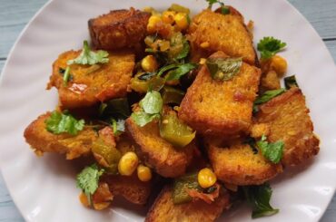 MASALA BREAD BITE // Healthy & Unique Bread Recipe For Breakfast, Tiffin Box or Evening Snacks