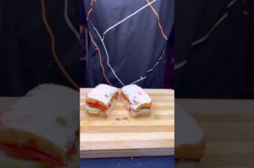Bread Sandwich / Easy Bread Sandwich Recipe #shorts #youtubeshorts #breadrecipes  #food #trending
