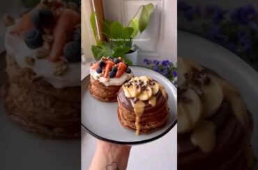 Banana pancake recipe without egg/healthy breakfast #shorts #healthy #pancake #healthybreakfast