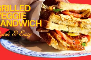 Grilled Veggie Sandwich Recipe - Quick, Easy and Healthy