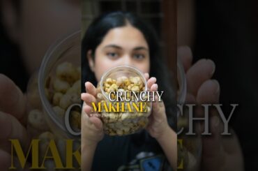 5-Minute Healthy Snack: Crispy Roasted Makhana Recipe!