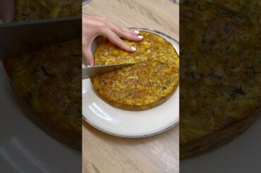 Low-Calorie Zucchini Meat Pie # pie #meatpie #healthy #recipe #highprotein  #asmr #loseweight