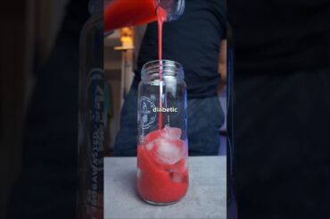 Healthy Strawberry Soda with no refined sugar