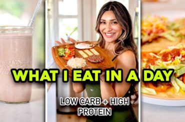 What I Eat To Lose Weight and Fat! Low Carb, High Protein and Healthy Meals