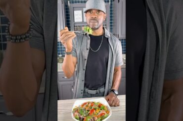 Mixed Green Salad W/ Strawberry-Lemon Dressing Oil-Free