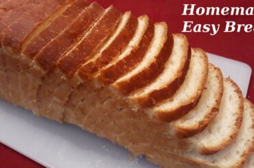 How to make Healthy Bread at Home | Homemade Bread Loaf | Easy Milk Bread Recipe