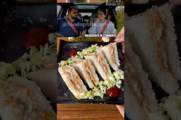 Ananya pandey's Healthy coleslaw veggie sandwich #healthyrecipes #vegetablesandwich #sandwich #short
