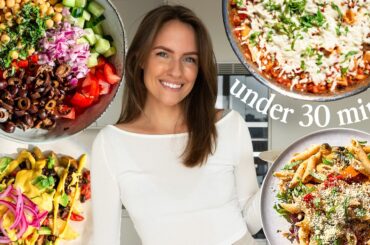 5 vegan meals I cooked this week (healthy & easy)