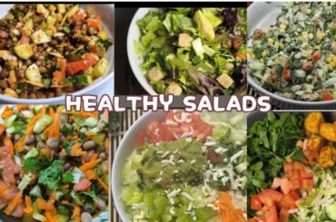 6 Healthy Salad Recipe for weight loss, I make it every single day Must try Salad Recipes.