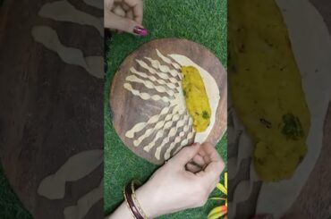 Unique very beautiful samosa folding ideas | Unique snacks recipe #shorts #viralshorts #food #snacks