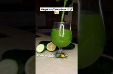 Green juice Recipe for weight loss/ detox #healthyrecipes#healthylifestyle #shorts