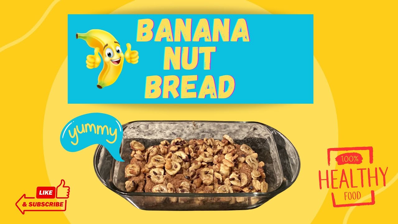 Banana Nut Bread Recipe! #healthy #easyrecipe #veganrecipes #florida Banana Nut Bread Recipe! #healthy #easyrecipe #veganrecipes #florida