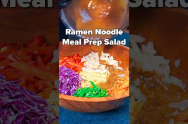 Chili-Garlic Sesame Ramen Noodle Salad