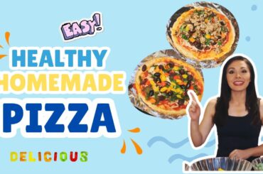 Healthy Homemade Pizza Recipe from a Health Coach| Easy & Delicious Low-Calorie Pizza