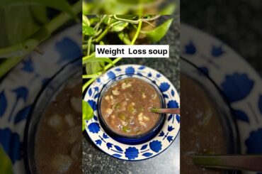 Only 100 CALORIE Soup To Burn Fat Fast | Ragi Soup Recipe For Weight Loss | Bowl To Soul #shorts
