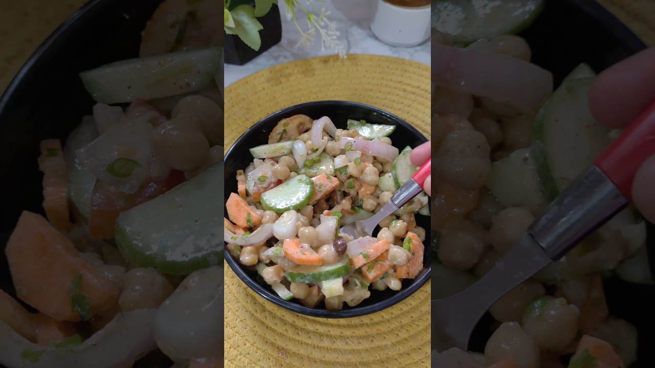 Healthy Tasty High protein Chickpea salad recipe | Chana Salad #shorts #youtubeshorts #shortvideo Healthy Tasty High protein Chickpea salad recipe | Chana Salad #shorts #youtubeshorts #shortvideo