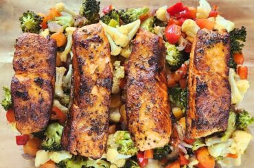 Quick & Healthy Salmon & Veggie Dinner Recipe | Perfect for Weight Loss & Busy Weeknights!