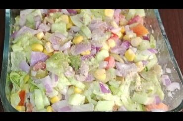 Vegetable Salad recipe For lunch/Healthy Salad For weight loss