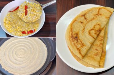 High Protein Adai Dosa - South Indian Style ! Healthy Breakfast/ Dinner Recipe