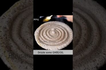 Healthy breakfast recipe| ragi wheat dosa #shorts #bhusanurcooking