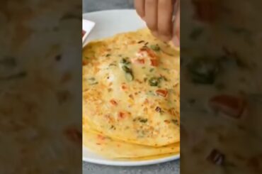 Quick & Healthy Breakfast Recipe | Vegetable Crepe Recipe | Liquid Dough Crepe Recipe |Crepe Snake