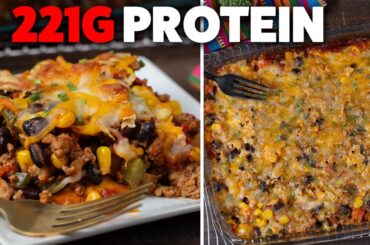 Easy Mexican Casserole | High Protein & Fiber Meal Prep