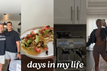 VLOG: healthy meal ideas, days at home, fall decor, new espresso machine, sculpt class