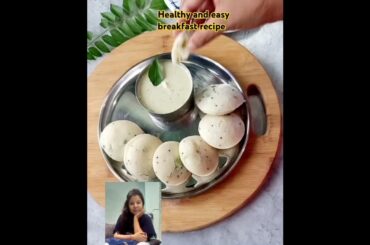 Easy and healthy breakfast #shorts #ravaidlirecipe #shortsvideo