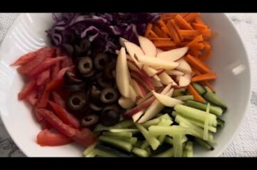 You will never try this salad before so delicious so healthy  #healthysaladrecipes #weightlosssalad