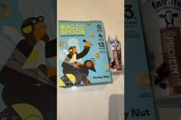 High protein cereal #foryou  #protein #food #cereal #lowcarb #dessert #weightloss #shorts #fairlife