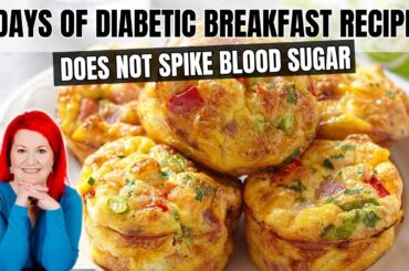 6 EASY Diabetic Breakfast Recipes PERFECT for Meal Prep | 6 Days of Low Carb Breakfast Recipes