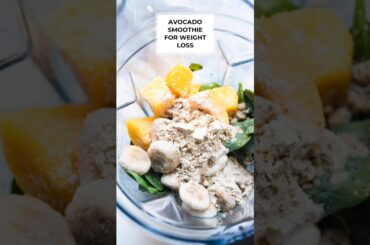 Avocado Smoothie|Avocado Spinach Smoothie|Spinach & Avocado Green Smoothie #short