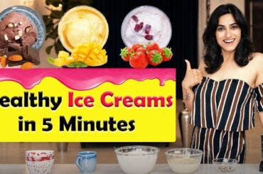 3 Homemade Ice Cream Recipes for summers | Just 3 ingredients | By GunjanShouts