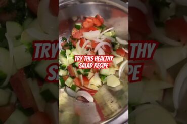 Cucumber Salad Recipe #thanksforwatching #delicious #salad #saladrecipe #love #food #healthy #yt