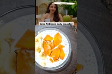 Soha Ali Khan's Chia Pudding recipe #healthy #ytshorts #new #trending